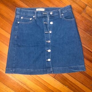 GAP button up Jean skirt